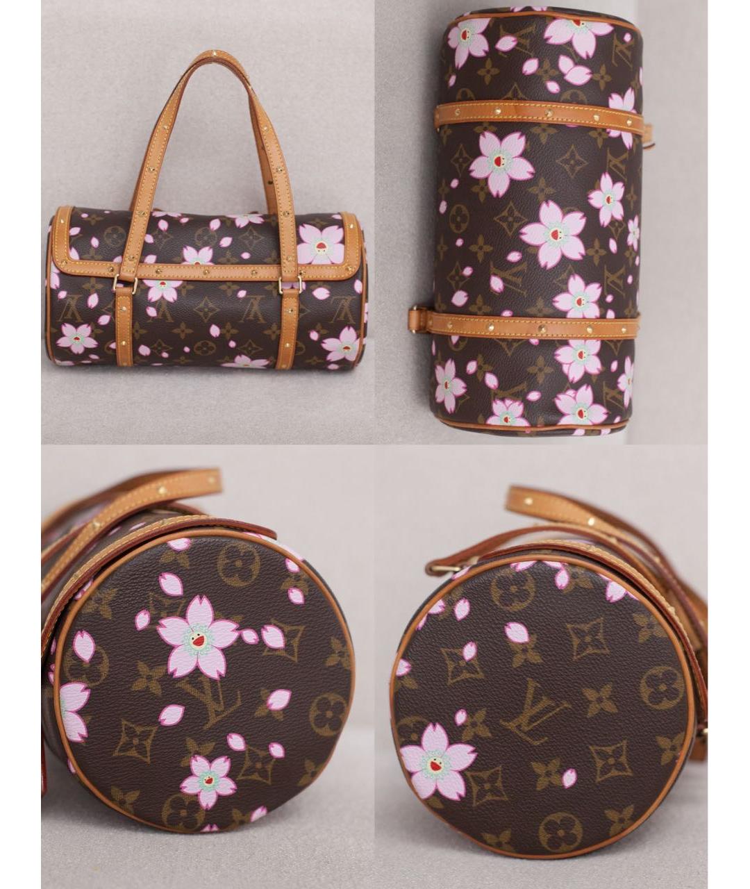 LOUIS VUITTON Коричневая сумка с короткими ручками, фото 6