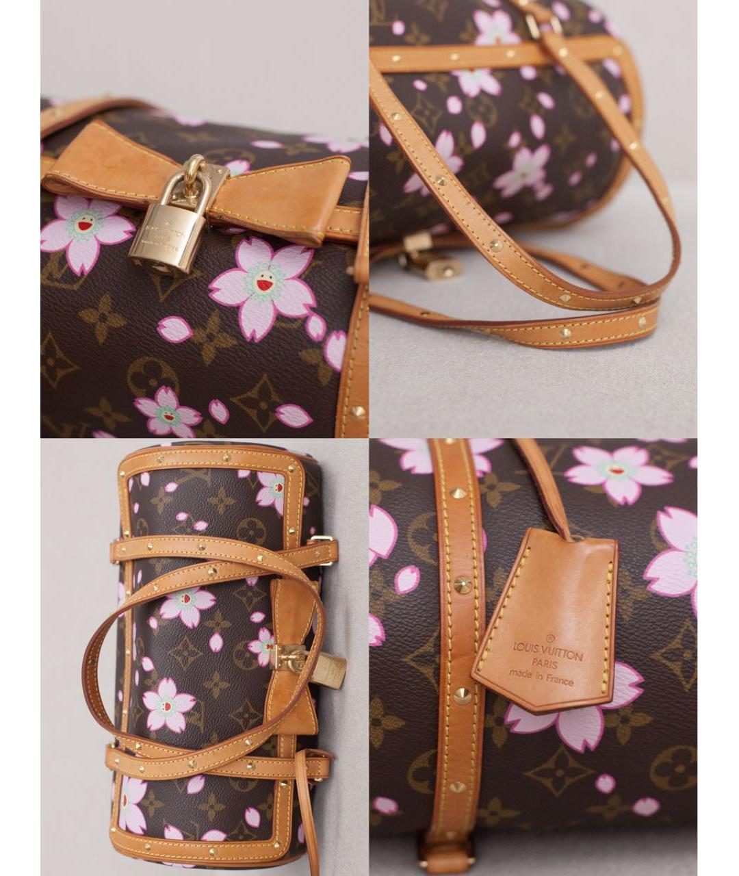 LOUIS VUITTON Коричневая сумка с короткими ручками, фото 7