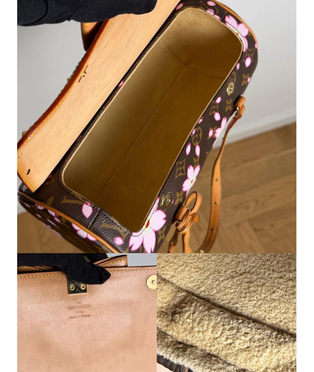 LOUIS VUITTON Коричневая сумка с короткими ручками, фото 8