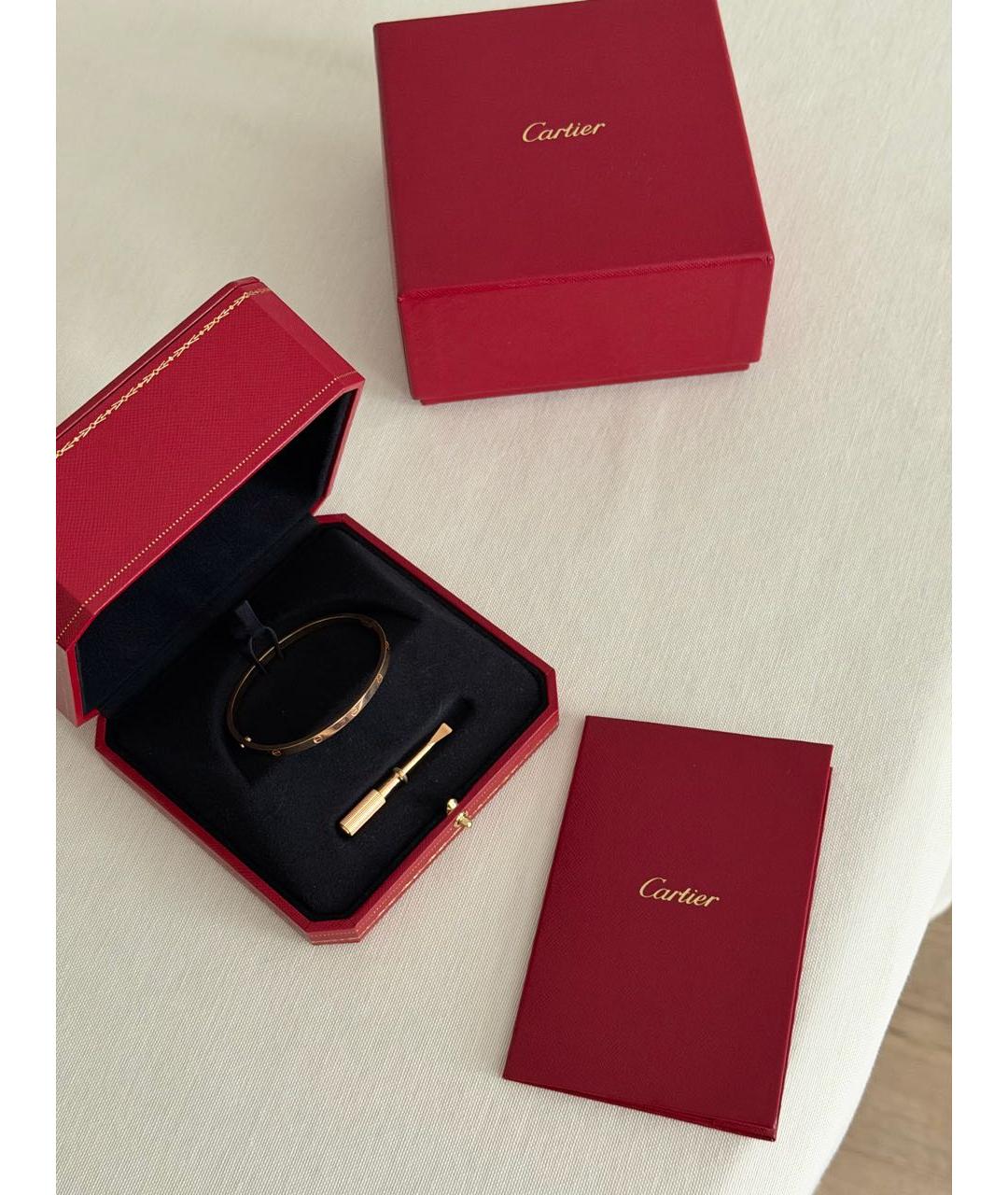 CARTIER Золотой браслет из розового золота, фото 3