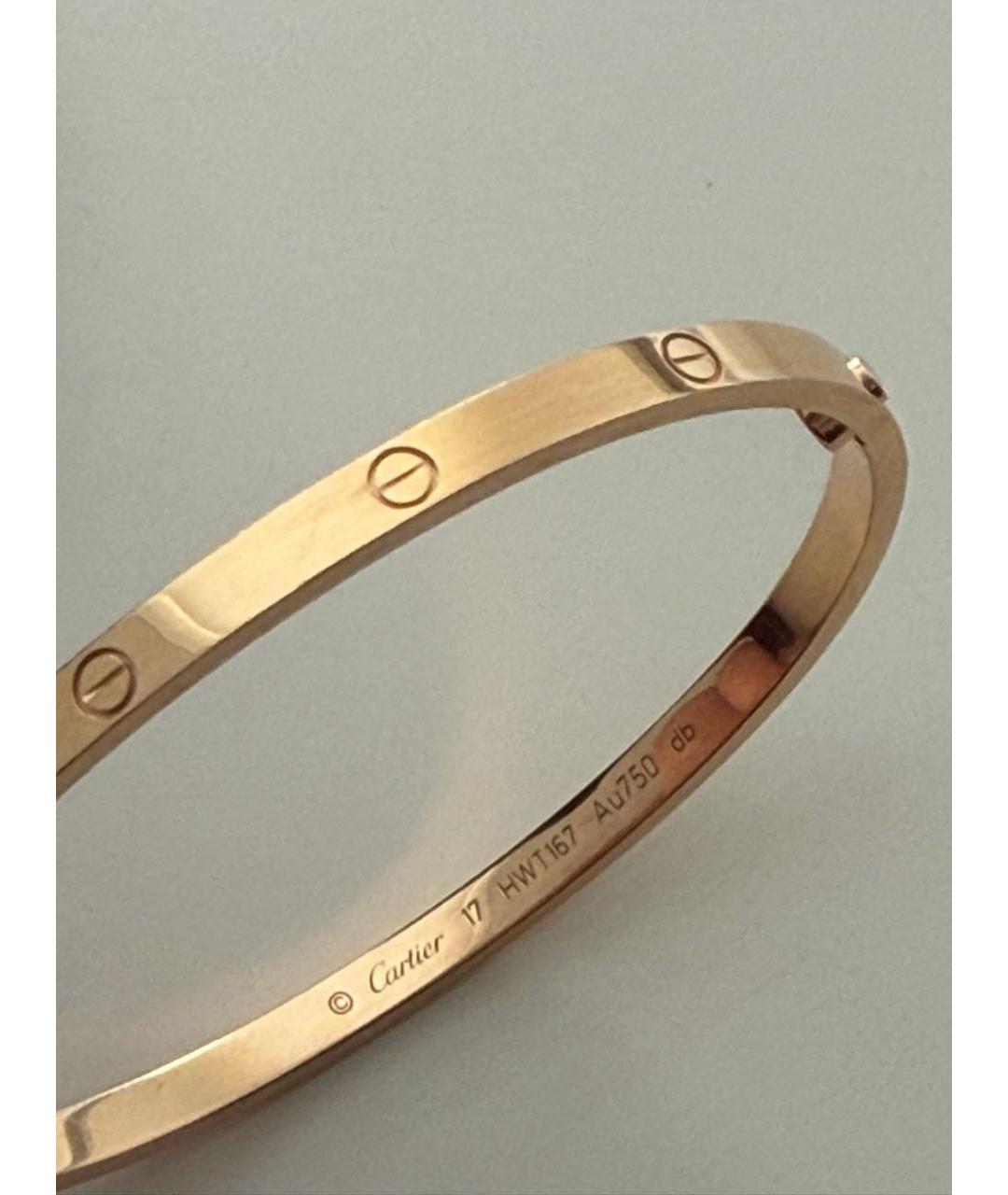 CARTIER Золотой браслет из розового золота, фото 5