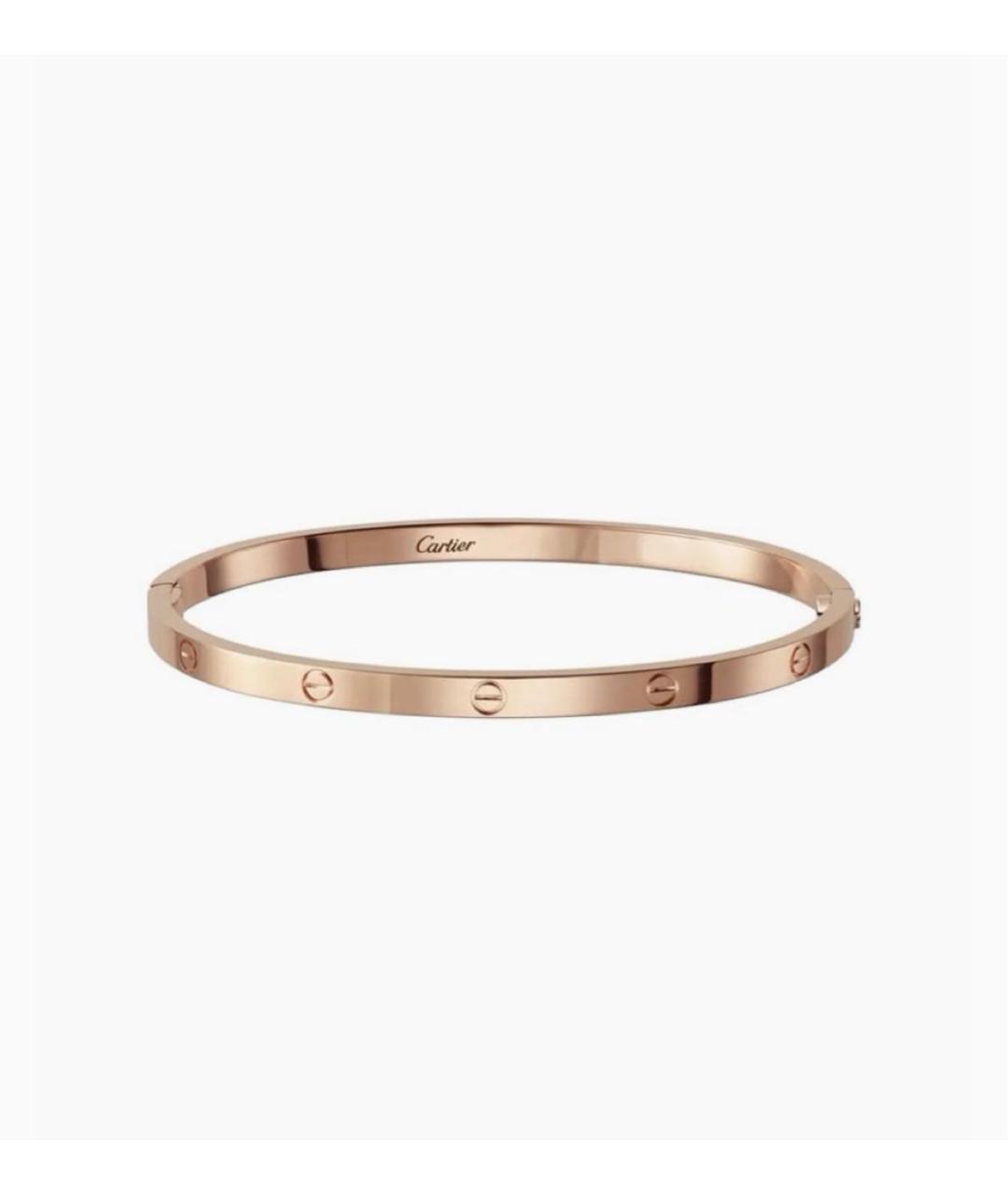 CARTIER Золотой браслет из розового золота, фото 7