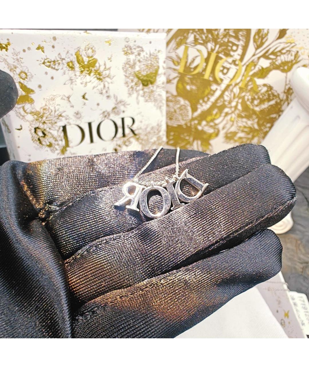 CHRISTIAN DIOR Серебряное колье, фото 4