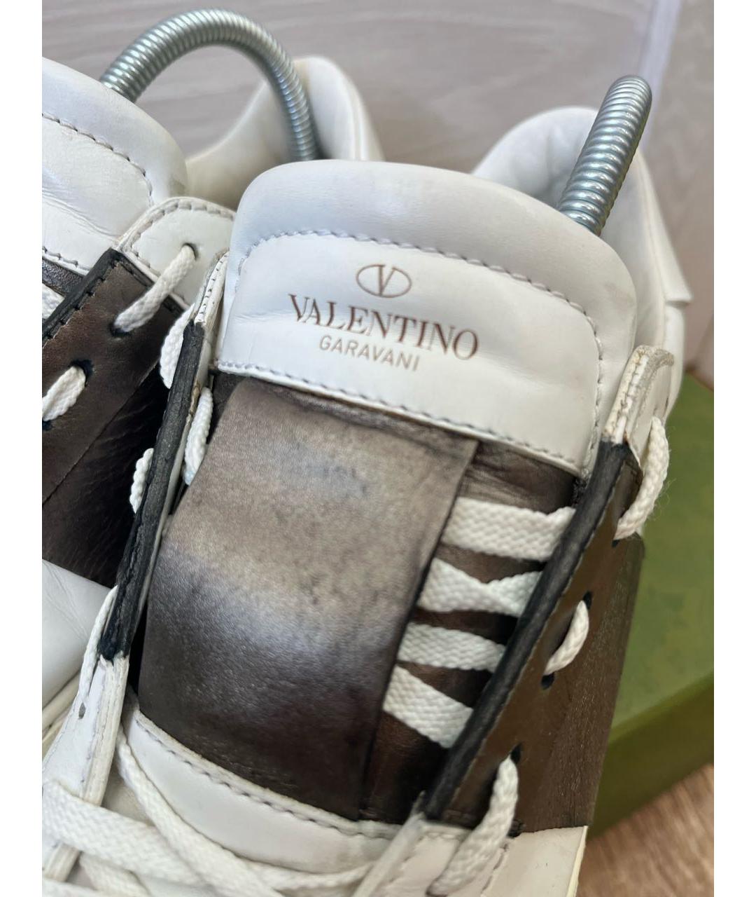 VALENTINO Белые кожаные кеды, фото 8