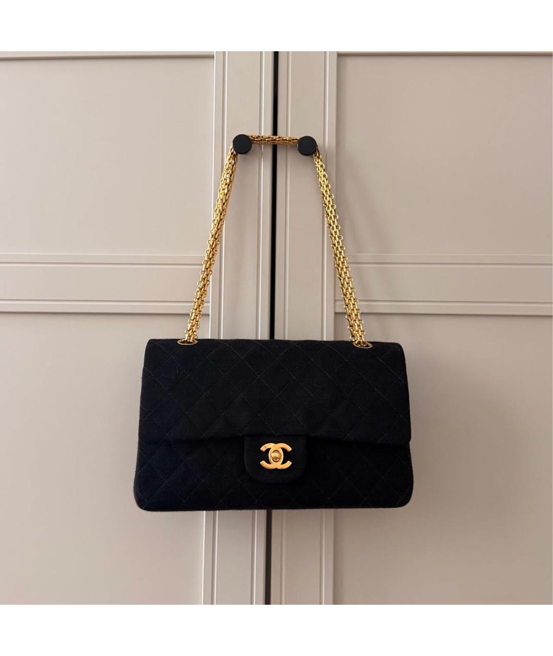 CHANEL Черная сумка через плечо, фото 8