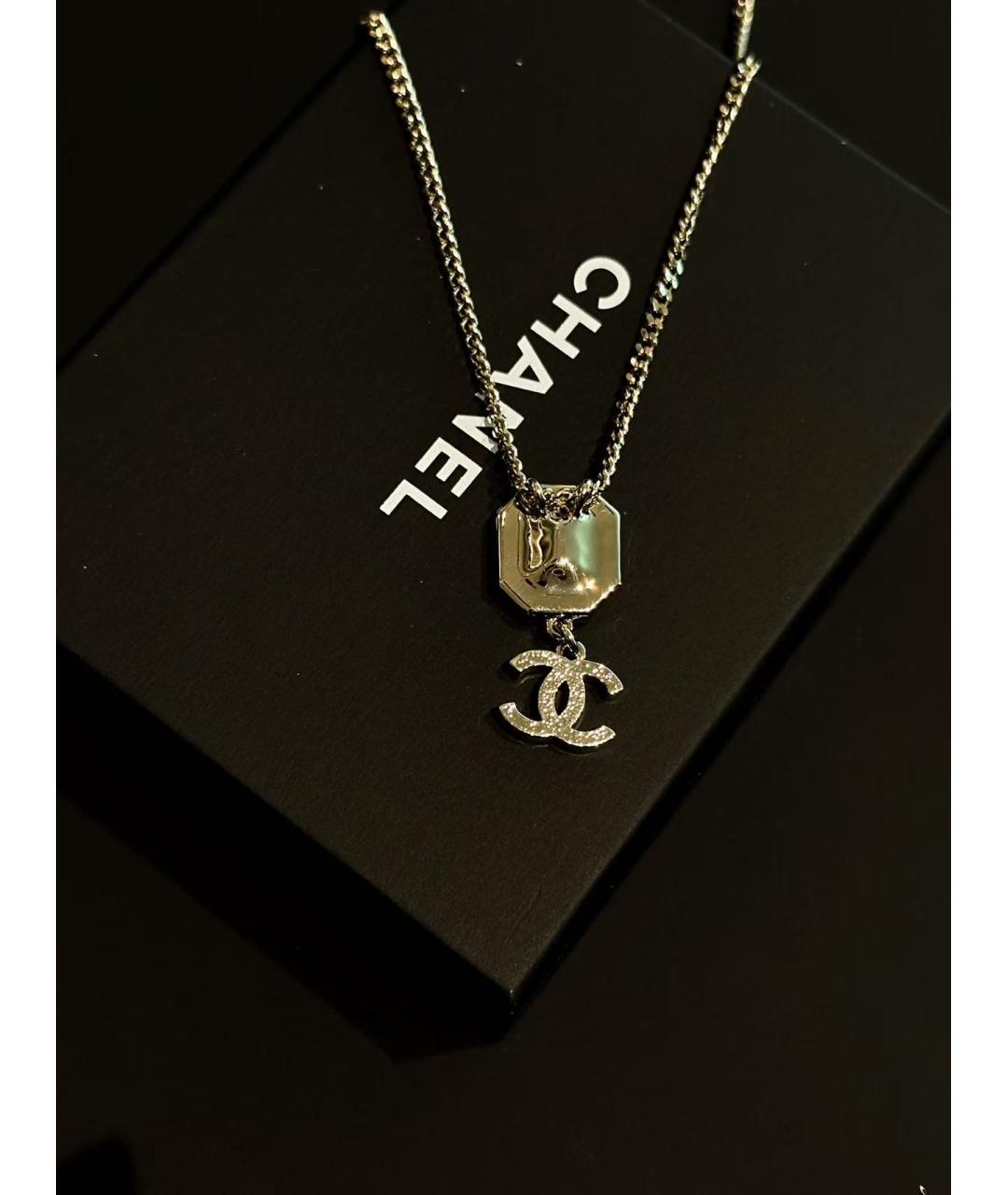 CHANEL Серебряное колье, фото 4