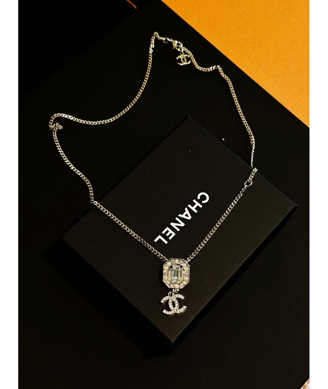 CHANEL Серебряное колье, фото 3