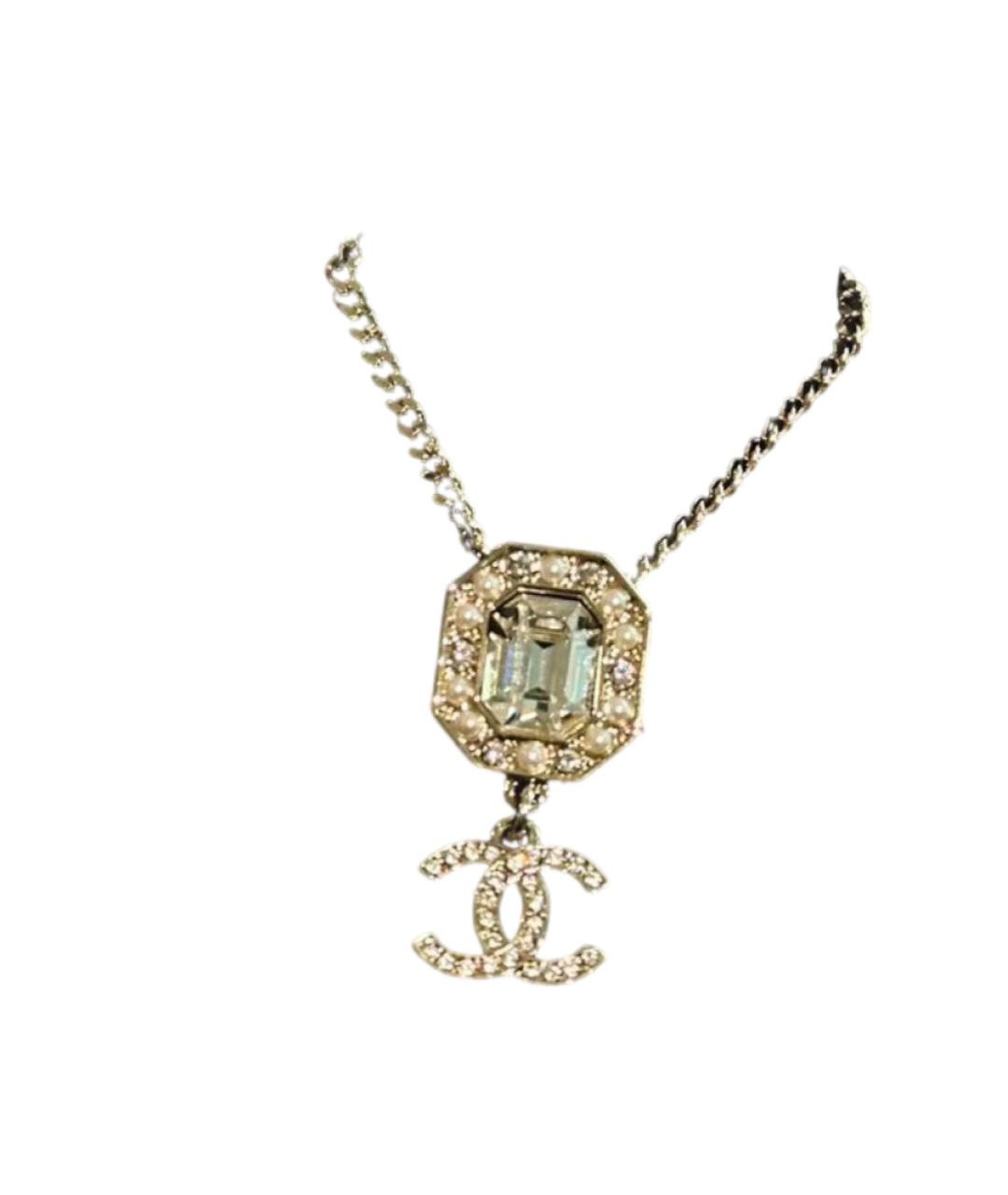 CHANEL Серебряное колье, фото 1