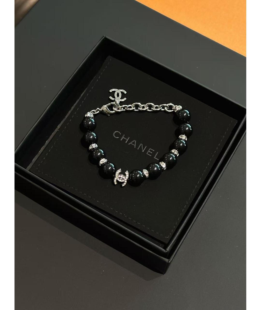 CHANEL Черный браслет, фото 2