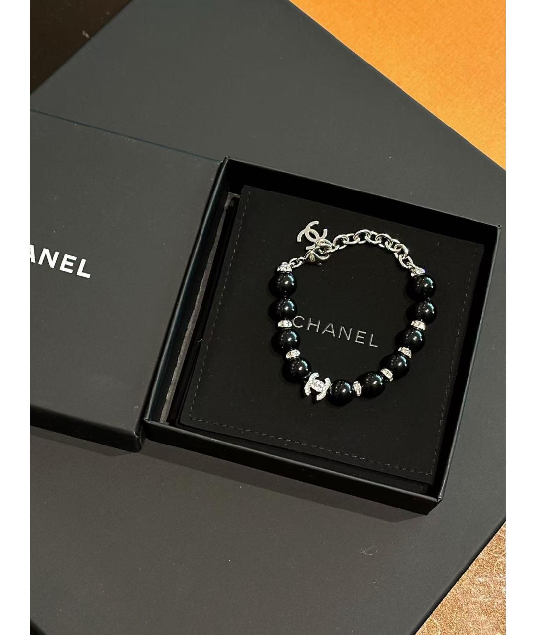 CHANEL Черный браслет, фото 3