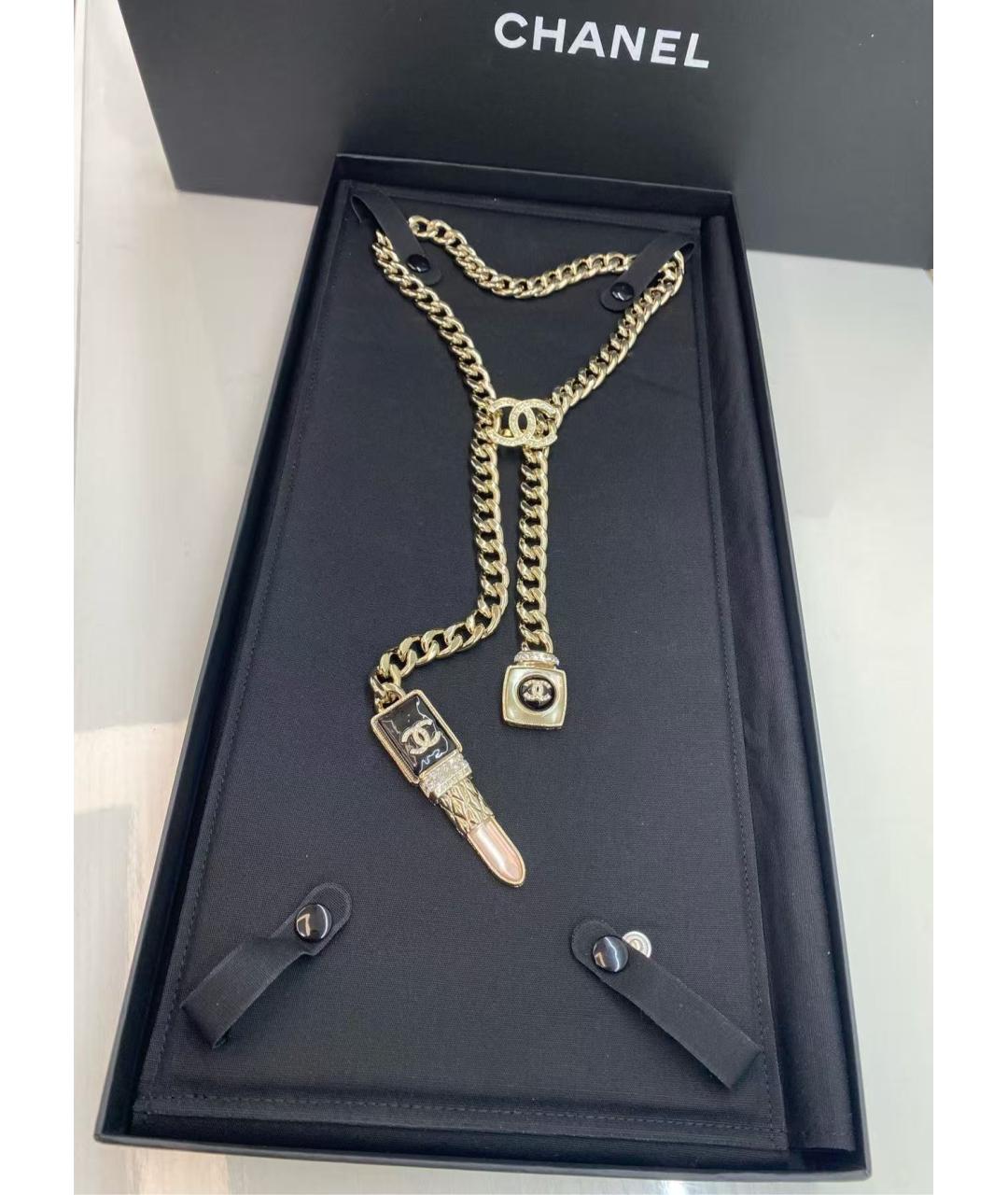 CHANEL Золотое колье, фото 2