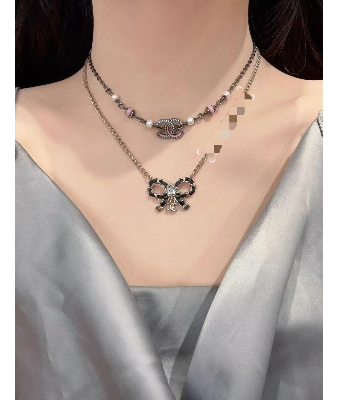 CHANEL Розовое колье, фото 4