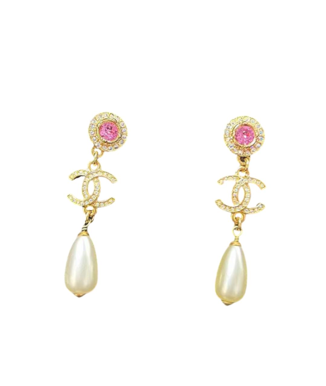 CHANEL Золотые серьги, фото 1