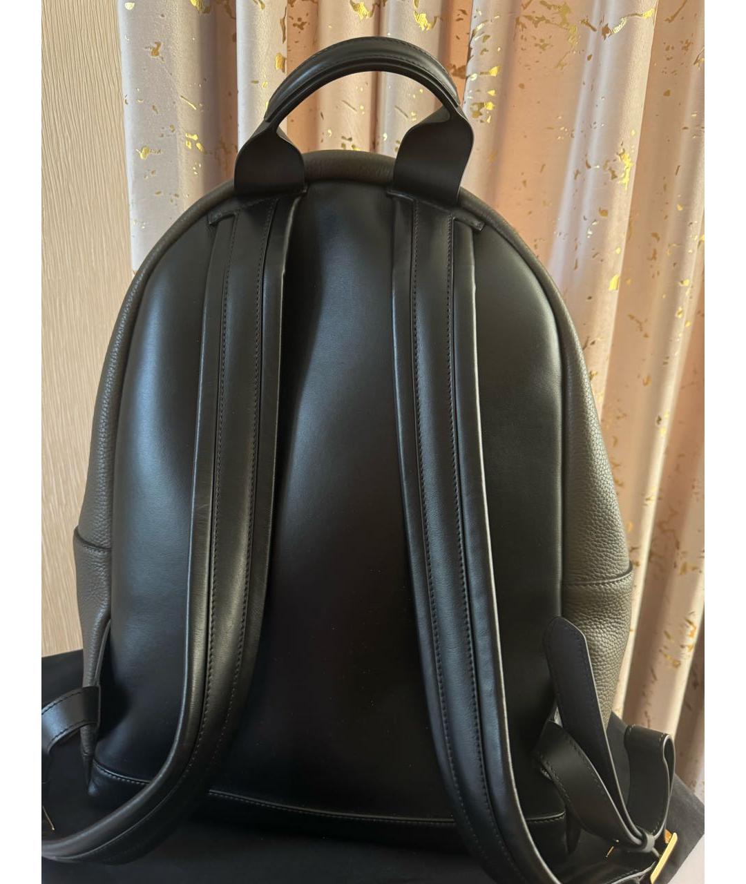 TOM FORD Хаки кожаный рюкзак, фото 2