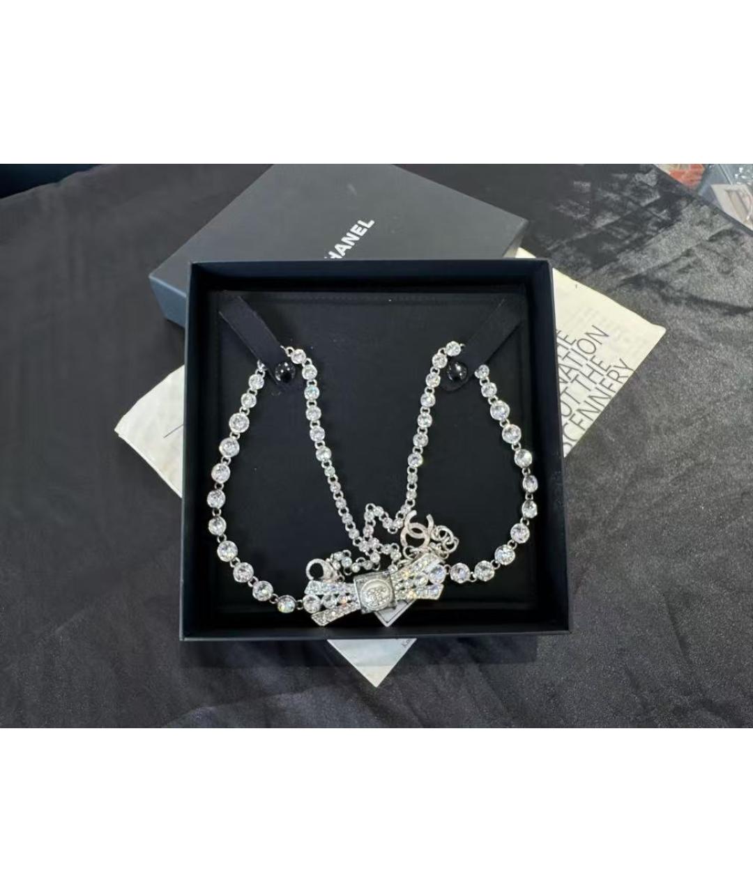 CHANEL Серебряное колье, фото 2