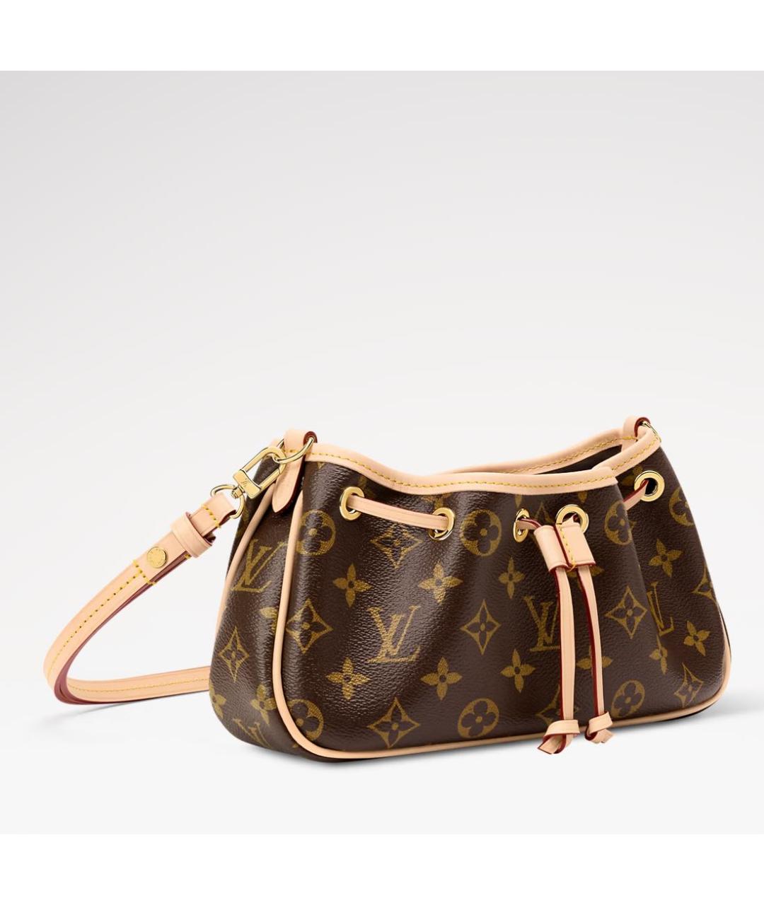 LOUIS VUITTON Коричневая сумка через плечо, фото 4