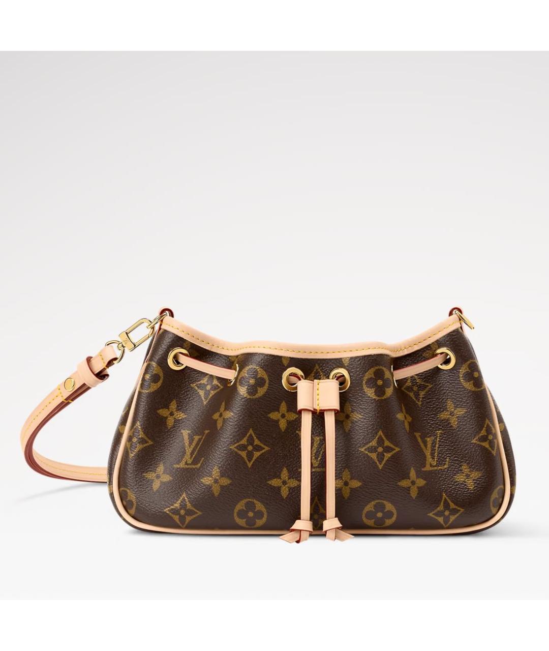 LOUIS VUITTON Коричневая сумка через плечо, фото 5