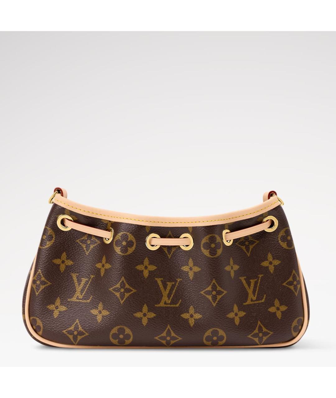 LOUIS VUITTON Коричневая сумка через плечо, фото 3