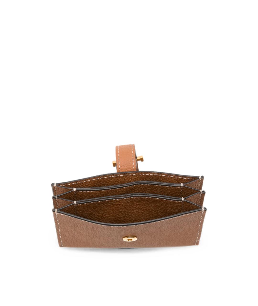 TOD'S Коричневый кожаный кошелек, фото 2
