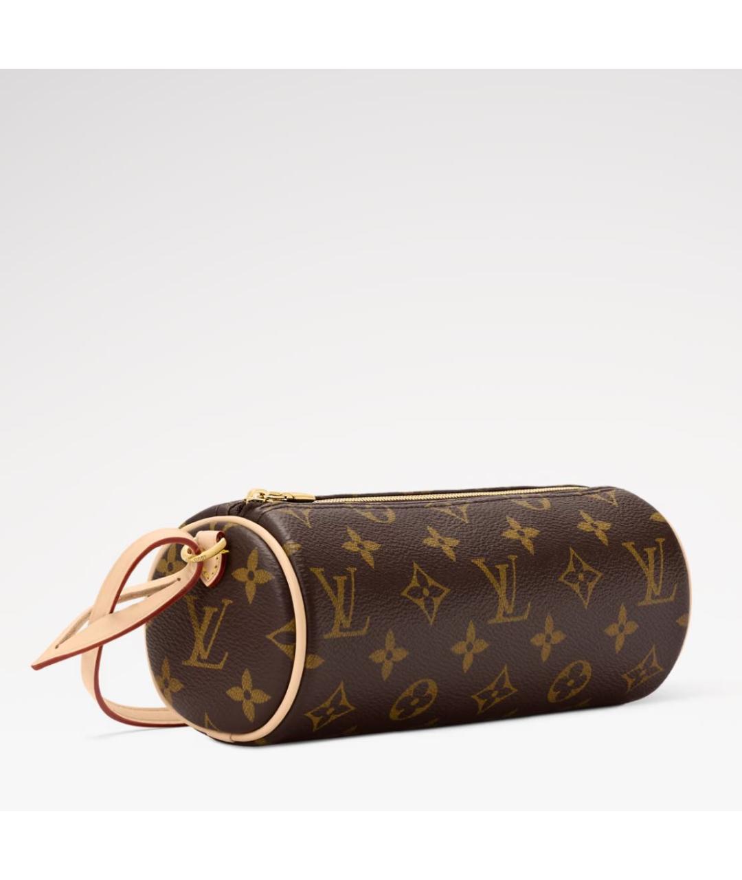 LOUIS VUITTON Коричневая сумка с короткими ручками, фото 2