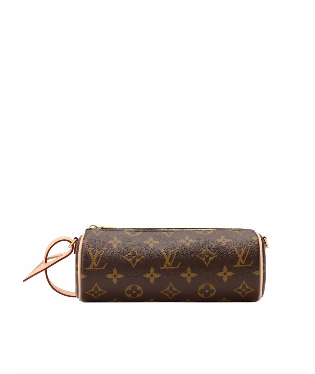 LOUIS VUITTON Коричневая сумка с короткими ручками, фото 1