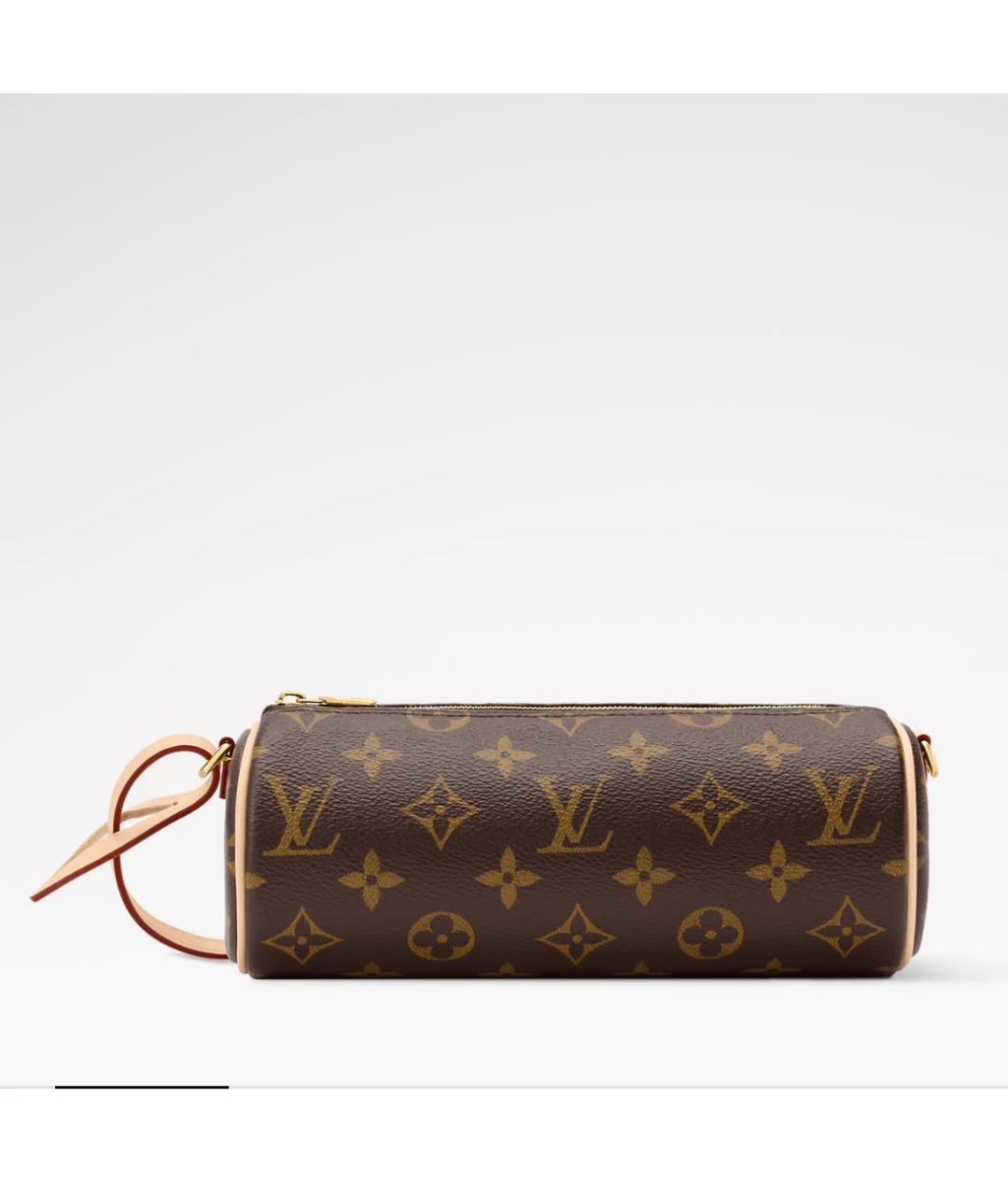 LOUIS VUITTON Коричневая сумка с короткими ручками, фото 4