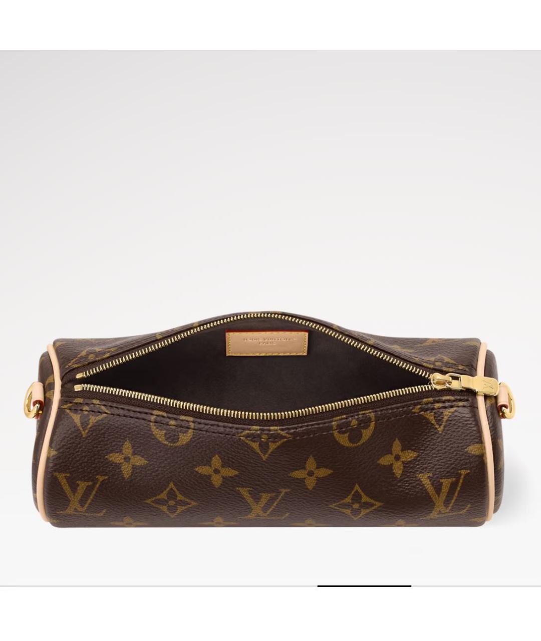 LOUIS VUITTON Коричневая сумка с короткими ручками, фото 3