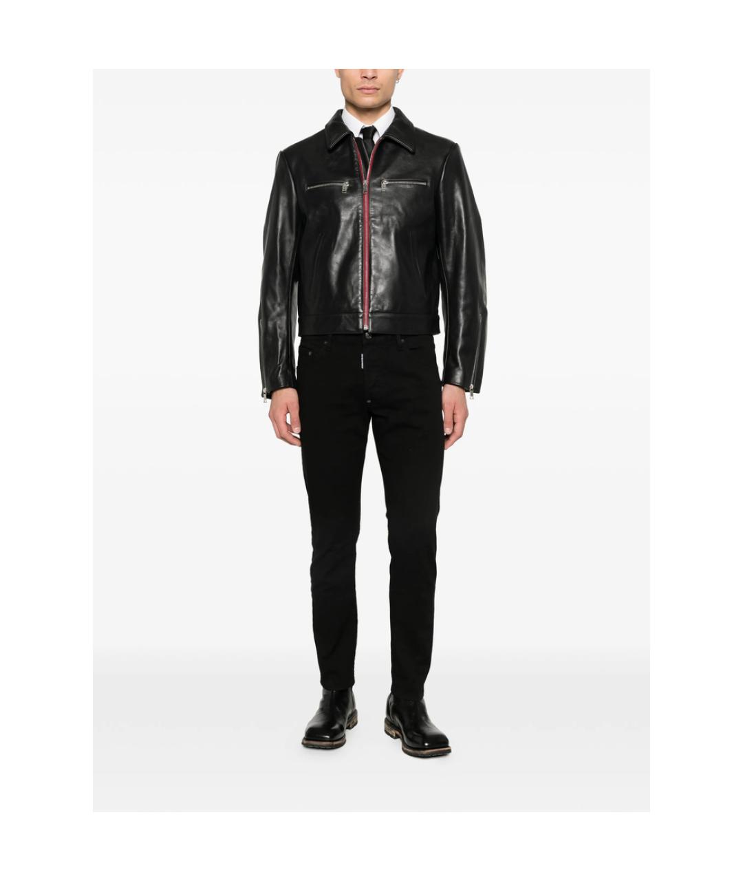 DSQUARED2 Черные хлопковые джинсы скинни, фото 3