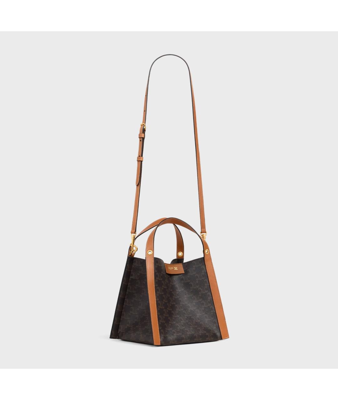 CELINE Коричневая сумка тоут, фото 4