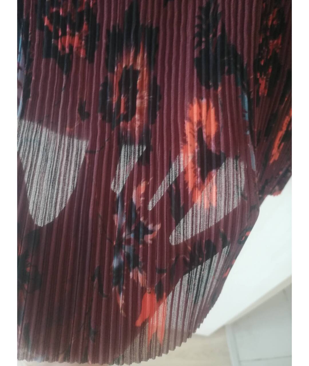 SANDRO Бордовая юбка макси, фото 4