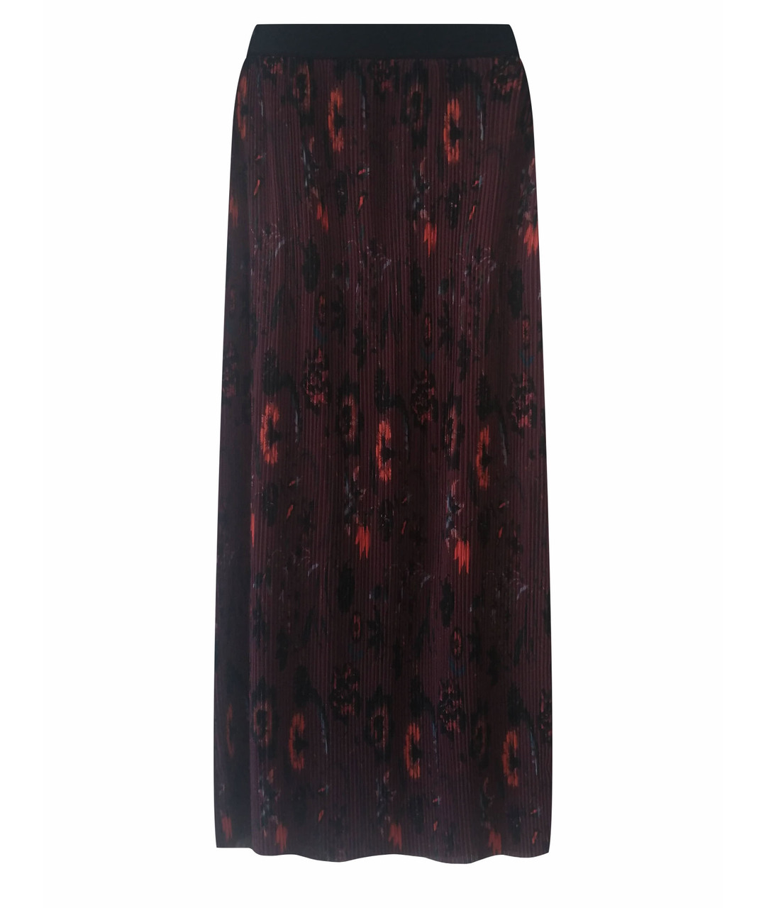 SANDRO Бордовая юбка макси, фото 1