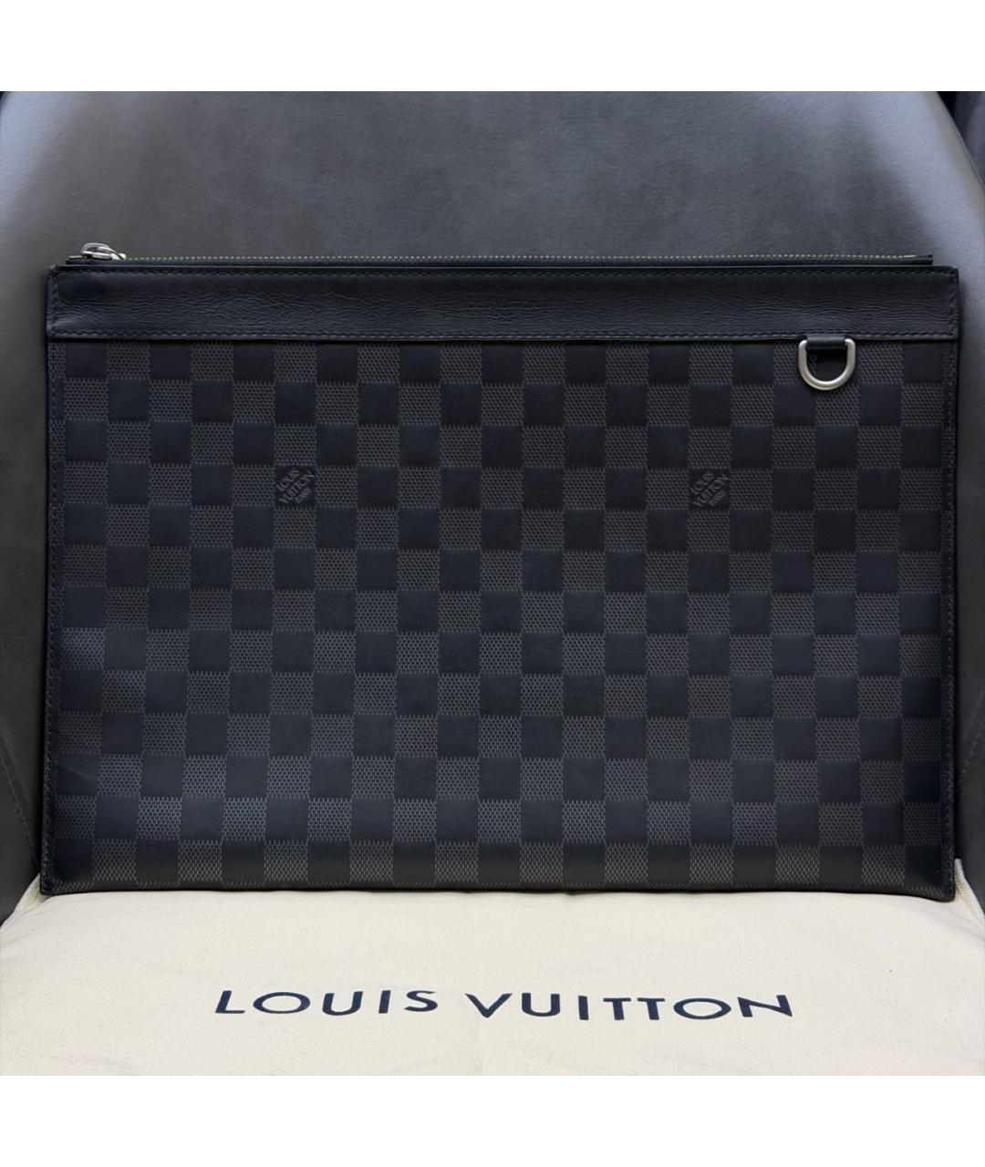 LOUIS VUITTON Черная папка для документов, фото 2