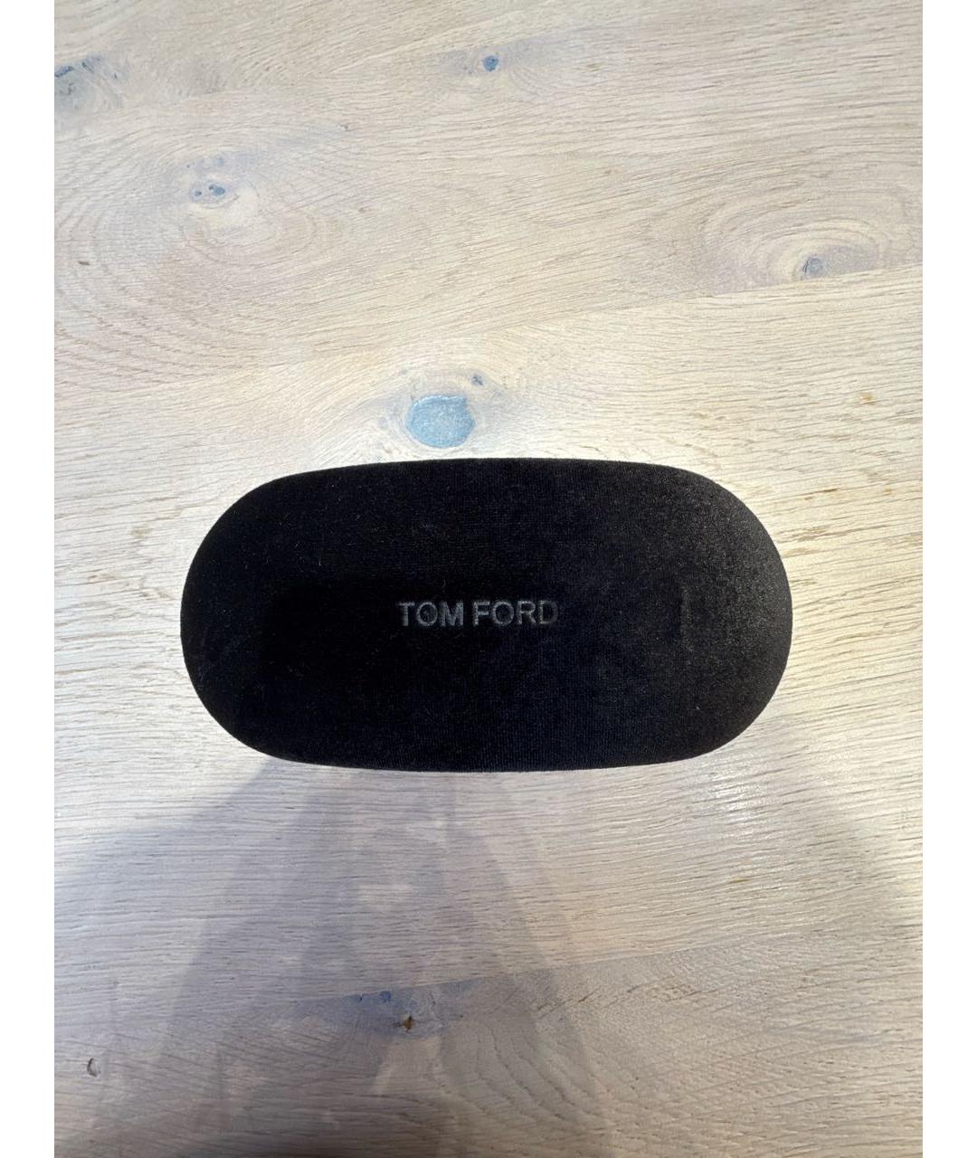 TOM FORD Черные пластиковые солнцезащитные очки, фото 3