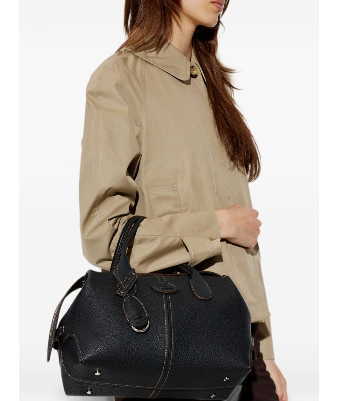 TOD'S Черная сумка тоут, фото 4