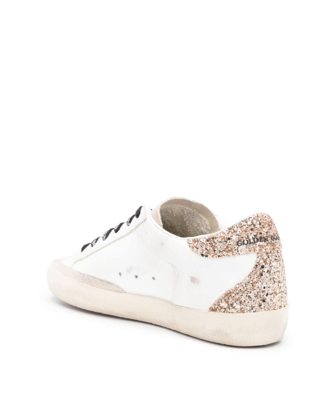 GOLDEN GOOSE Белые кожаные кеды, фото 3