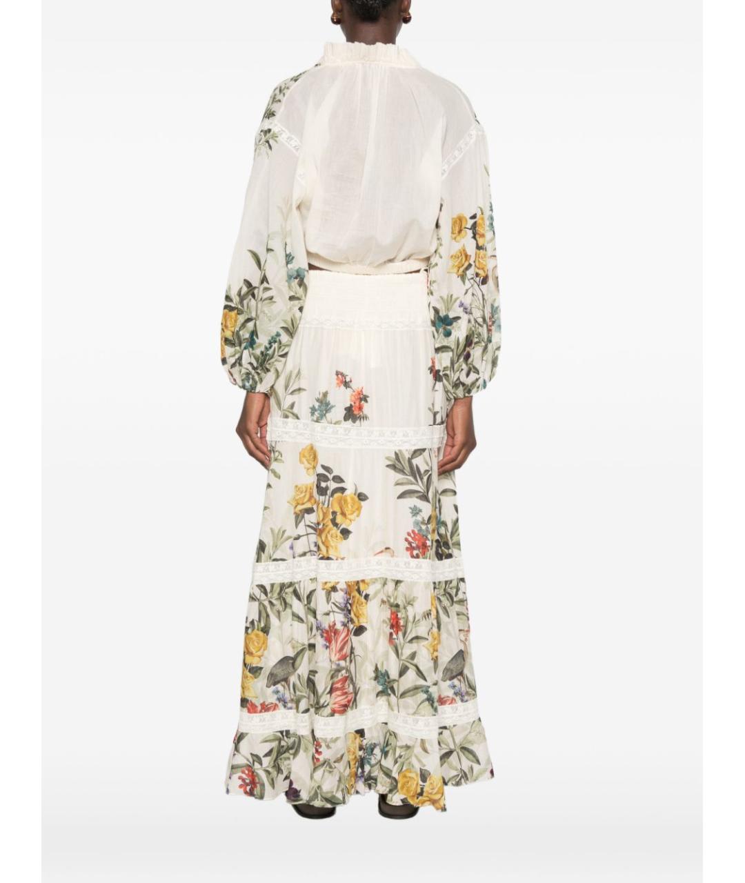 ALICE+OLIVIA Бежевая хлопковая рубашка, фото 2