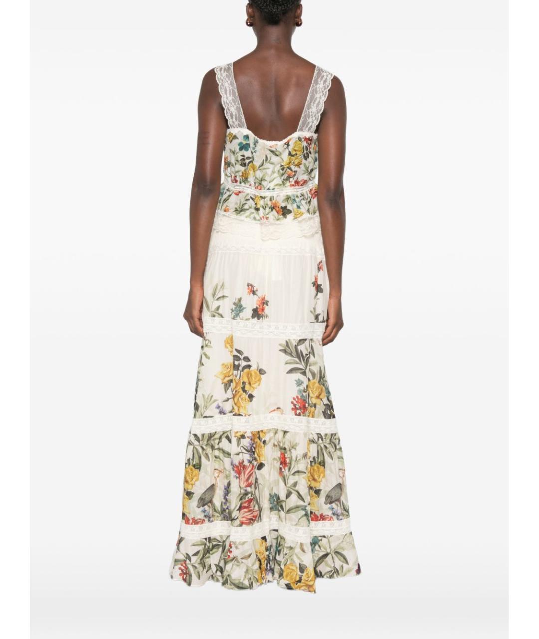 ALICE+OLIVIA Бежевая хлопковая майка, фото 4