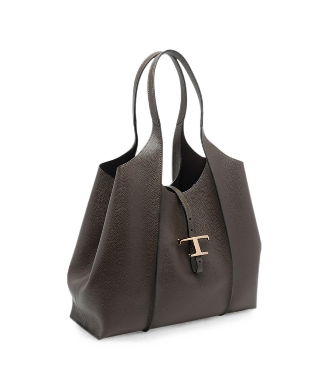 TOD'S Серая сумка тоут, фото 3