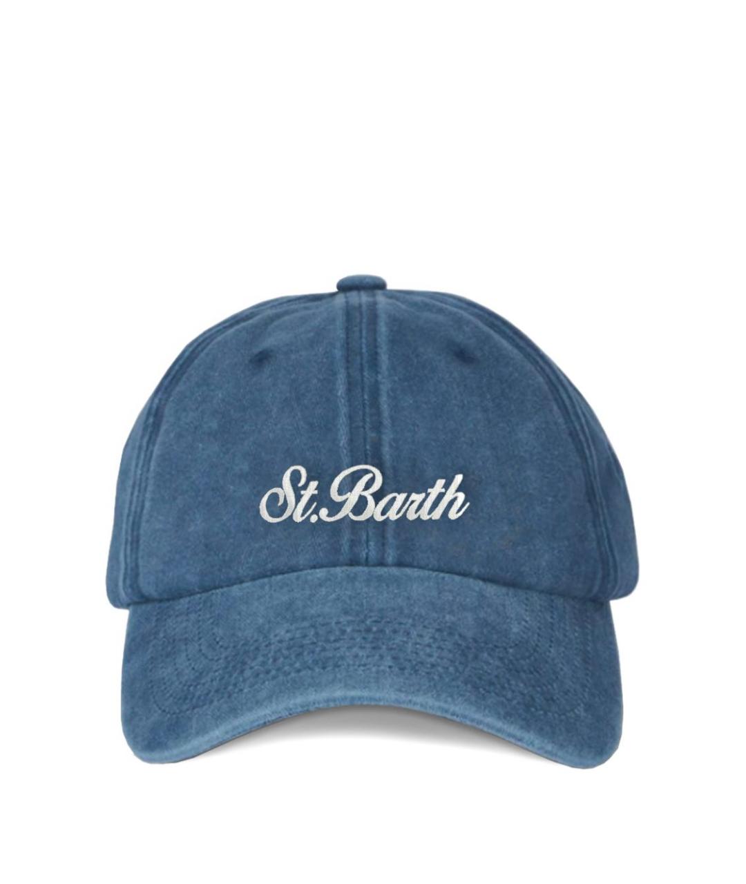 MC2 SAINT BARTH Синяя хлопковая кепка/бейсболка, фото 2