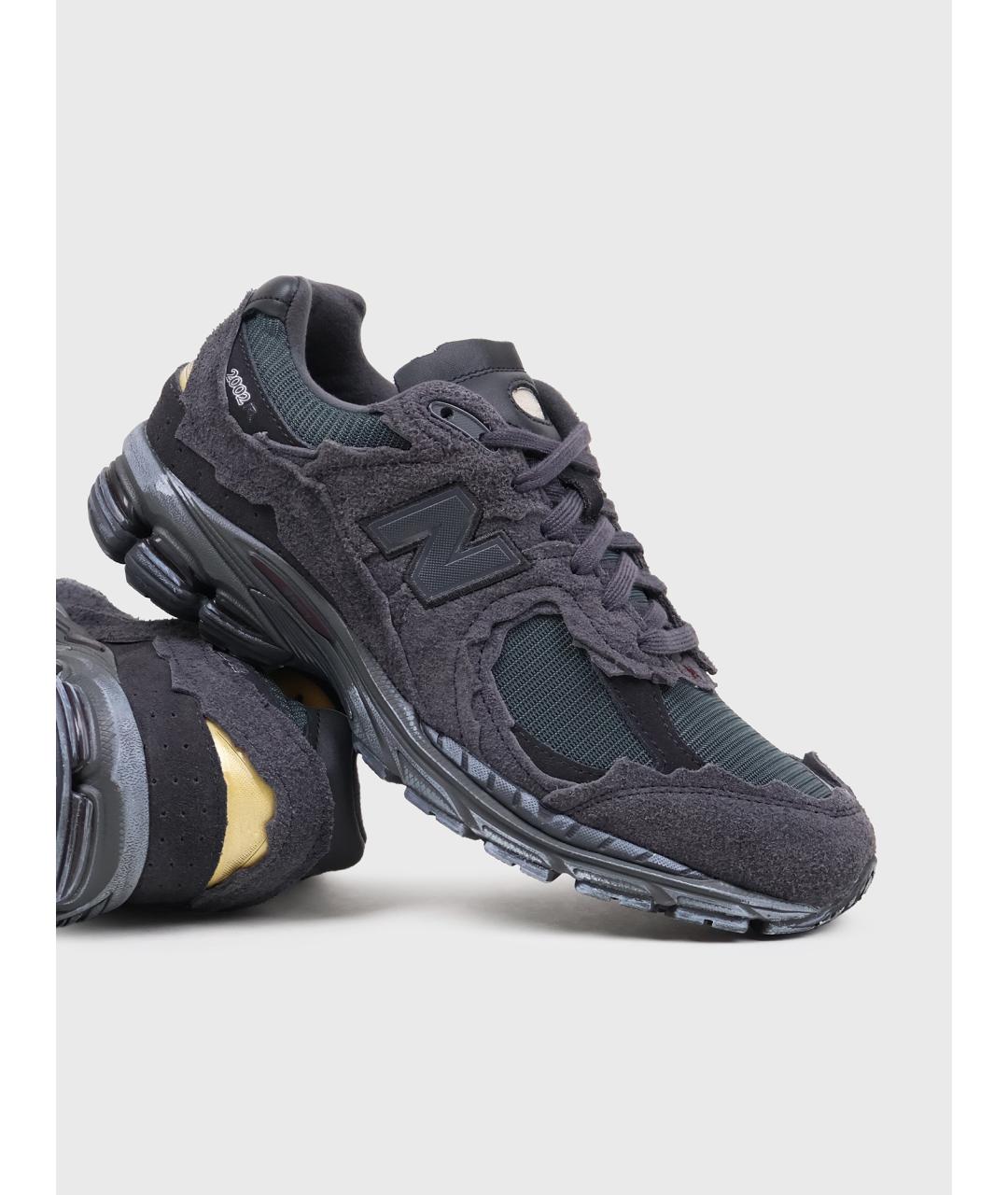 NEW BALANCE Фиолетовые замшевые низкие кроссовки / кеды, фото 4