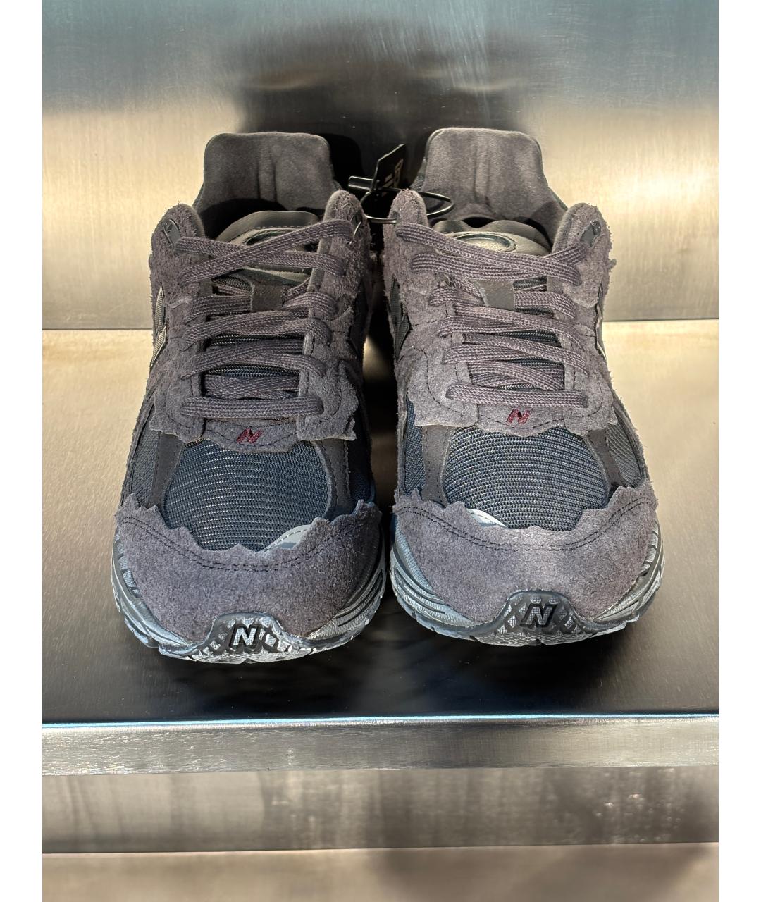 NEW BALANCE Фиолетовые замшевые низкие кроссовки / кеды, фото 9