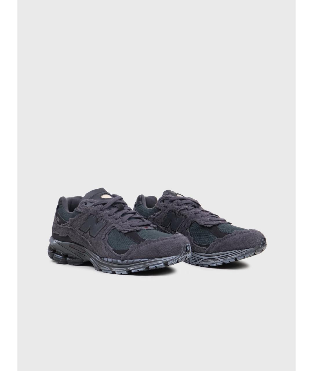 NEW BALANCE Фиолетовые замшевые низкие кроссовки / кеды, фото 2