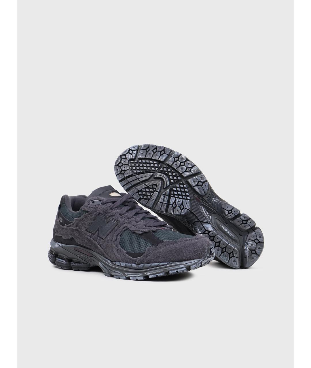 NEW BALANCE Фиолетовые замшевые низкие кроссовки / кеды, фото 3
