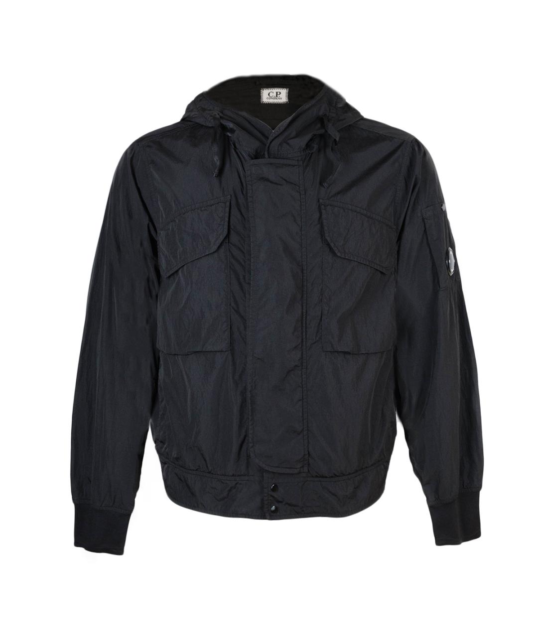 CP COMPANY Черная полиамидовая куртка, фото 1