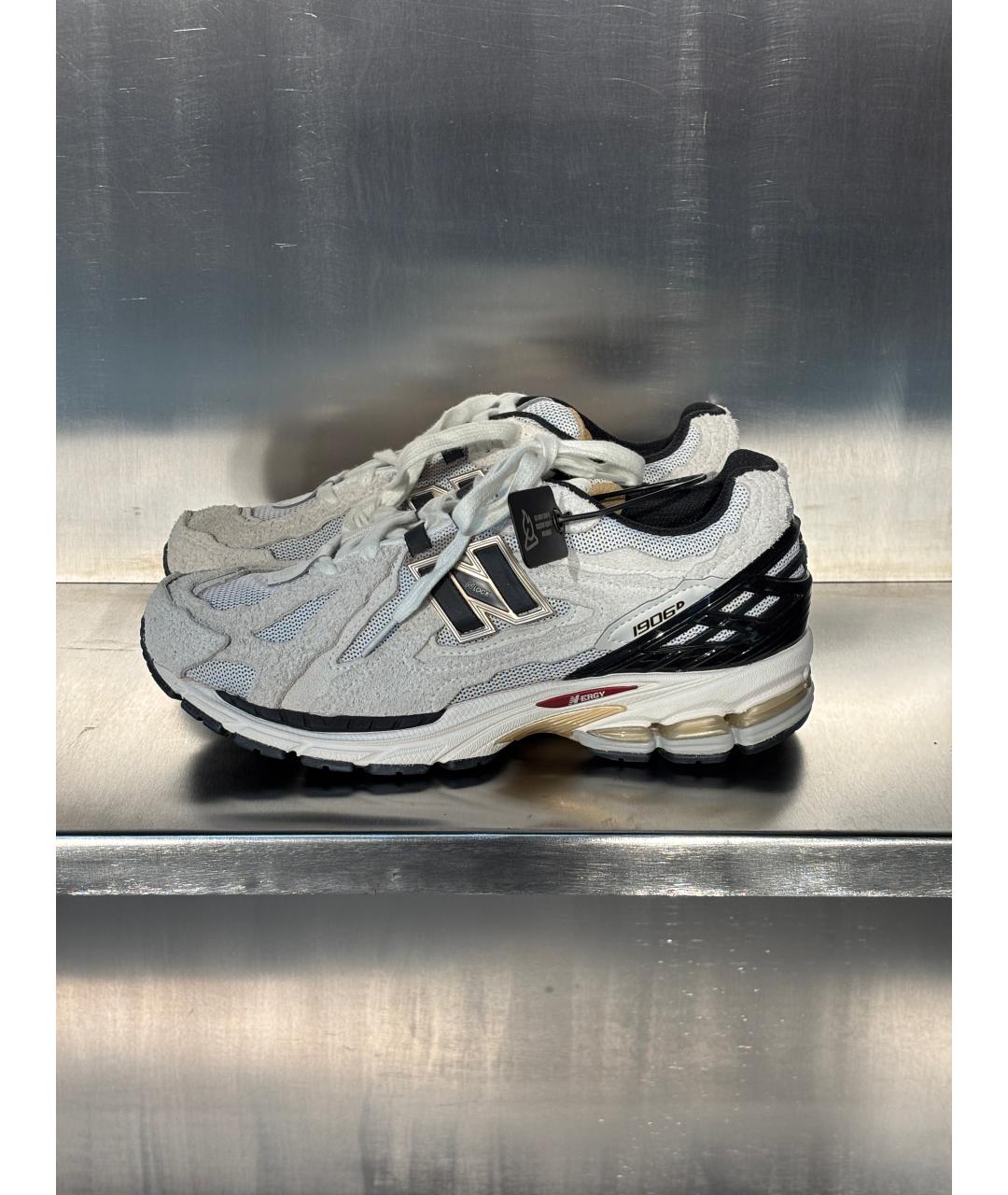 NEW BALANCE Бежевые замшевые низкие кроссовки / кеды, фото 7
