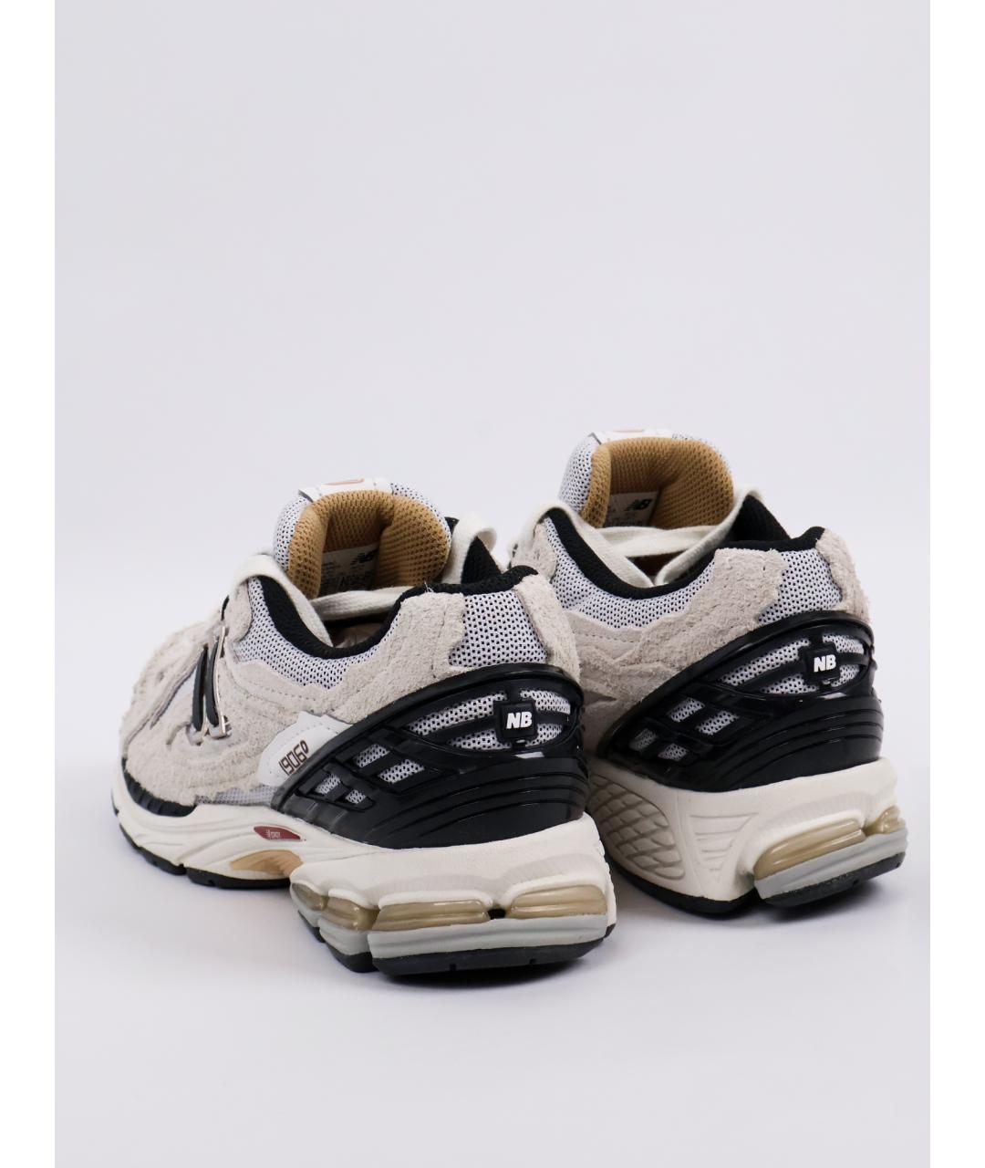 NEW BALANCE Бежевые замшевые низкие кроссовки / кеды, фото 5