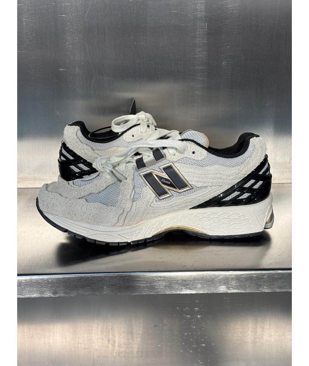 NEW BALANCE Бежевые замшевые низкие кроссовки / кеды, фото 10
