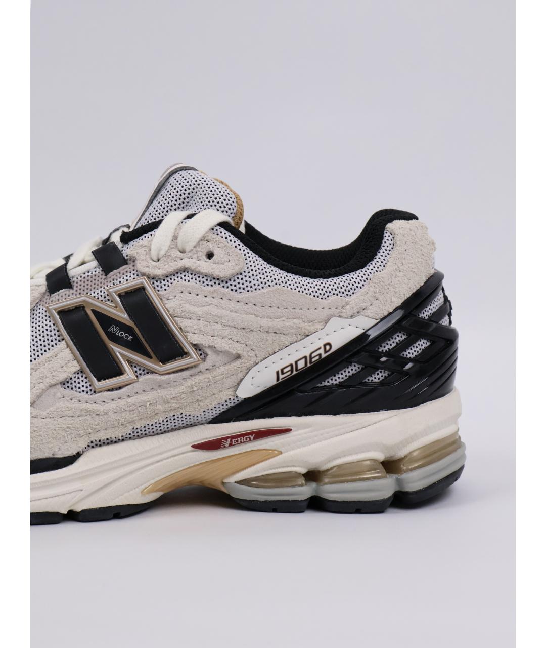 NEW BALANCE Бежевые замшевые низкие кроссовки / кеды, фото 4