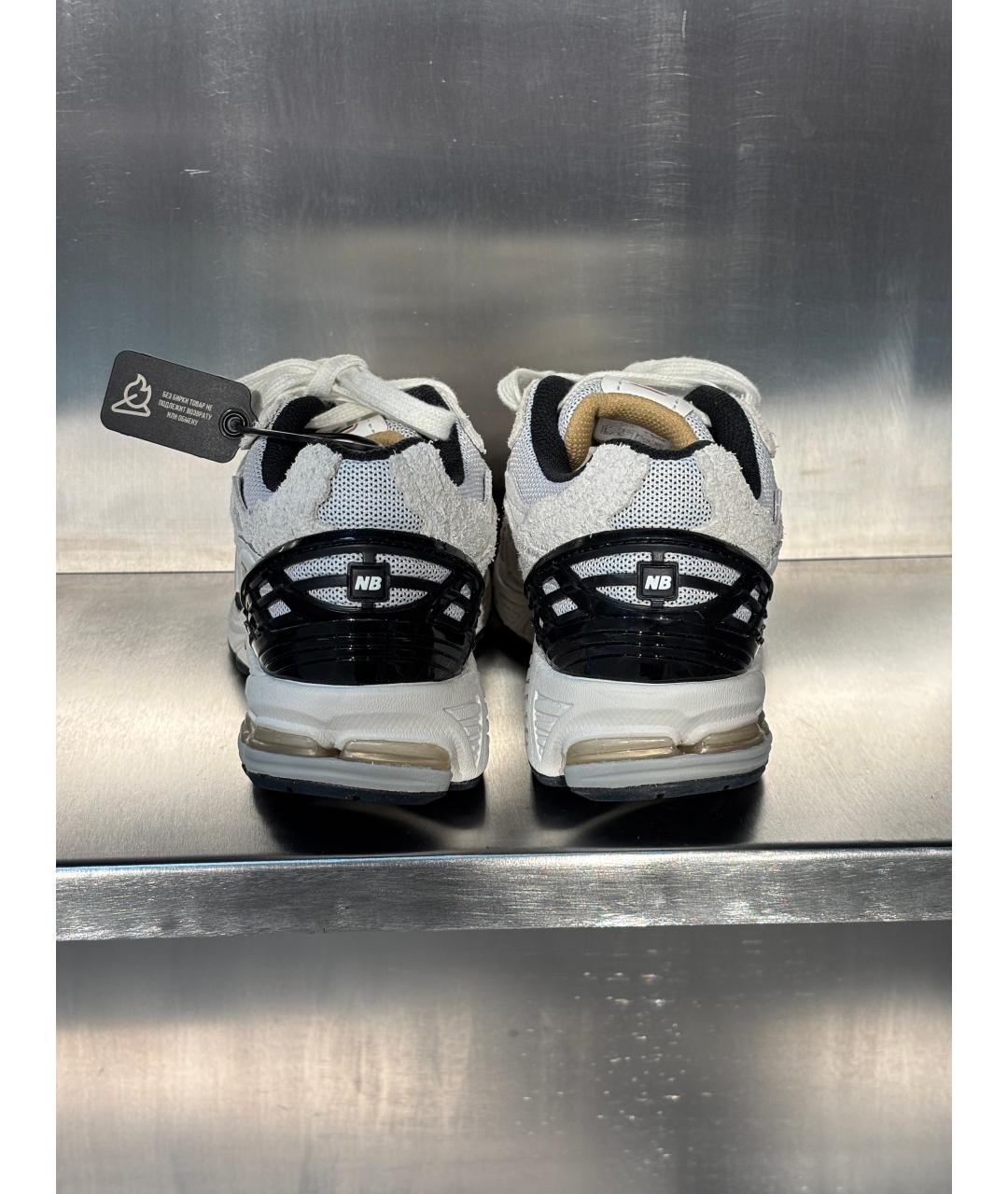 NEW BALANCE Бежевые замшевые низкие кроссовки / кеды, фото 8
