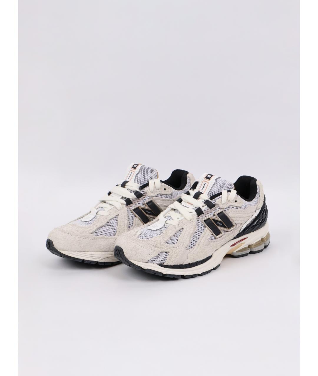 NEW BALANCE Бежевые замшевые низкие кроссовки / кеды, фото 2